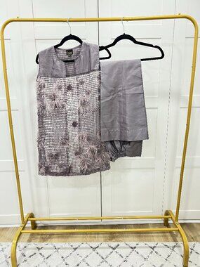 Saira Rizwan Smokey Lilac Shalwar Kameez